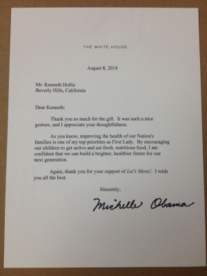 MObama Letter